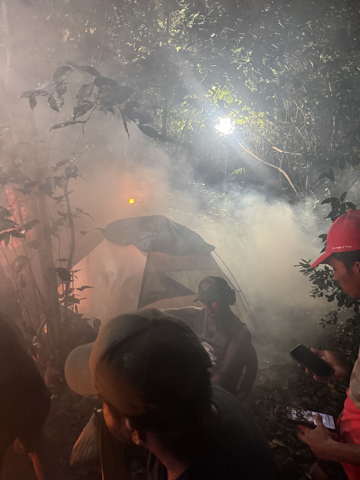 Behind-the-scenes production photo from a shoot day